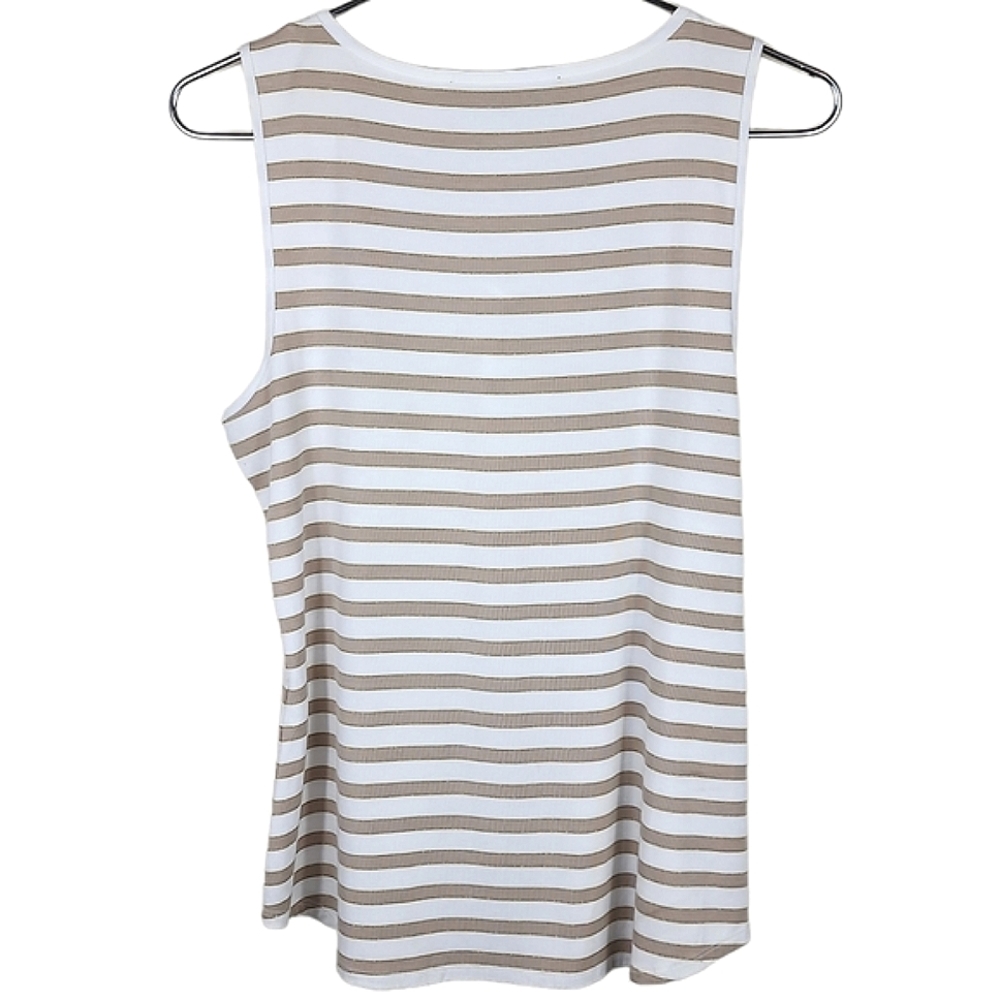 WHBM Stripe Fitted Tank - Picture 4 of 7